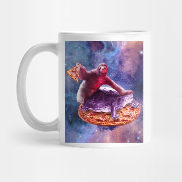 Trippy Space Sloth Turtle - Sloth Pizza by Random Galaxy